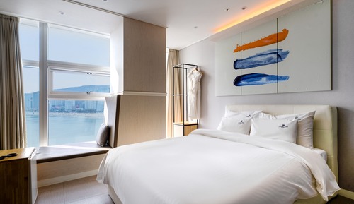 Habitación superior, vistas al mar