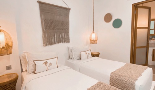 Habitación con 2 camas individuales