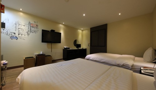 Habitación Deluxe con 2 camas individuales, bañera