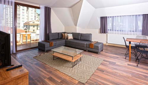 Ático City, 2 habitaciones, no fumadores, vistas a la ciudad