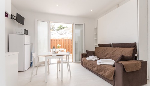 Estudio, en la zona del jardín