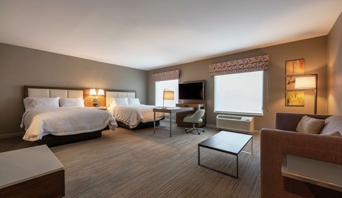 Suite estudio, 2 camas de matrimonio