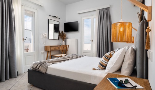 Apartamento superior, varias camas, vistas al mar