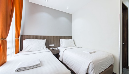 Habitación con 2 camas individuales