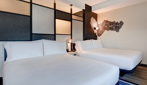 Habitación, 2 camas de matrimonio, no fumadores