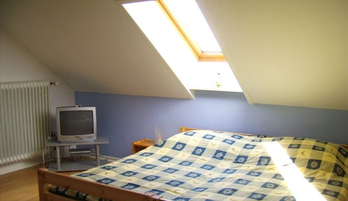 Habitación doble, cocina básica