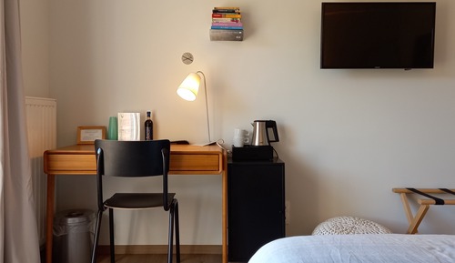 Habitación doble, 1 cama de matrimonio, accesible para personas con discapacidad (l'Isbelle)