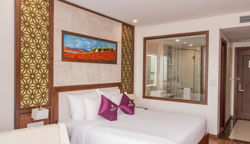 Habitación Deluxe doble, vistas parciales al mar (Afternoon Tea Per Stay)