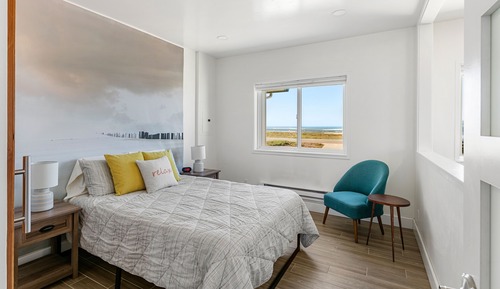 Apartamento romántico, 1 cama de matrimonio, cocina, vistas al mar (No Pets Allowed)