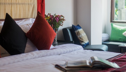 Estudio, 1 cama de matrimonio grande