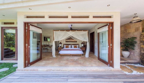 Habitación de lujo doble, 1 cama de matrimonio grande, no fumadores, vistas al jardín