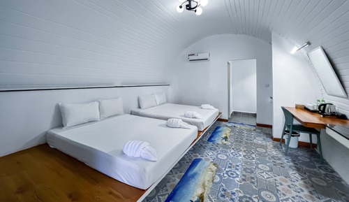 Habitación Deluxe con 2 camas individuales, vistas al mar