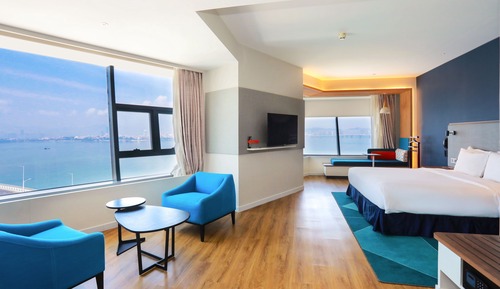 Habitación estándar, 1 cama de matrimonio grande, vistas al mar (Extra Floor Space)