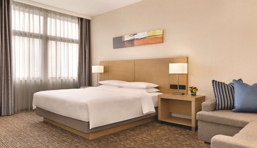 Habitación, 1 cama de matrimonio grande con sofá cama