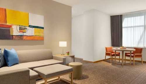 Suite, 1 cama de matrimonio grande con sofá cama