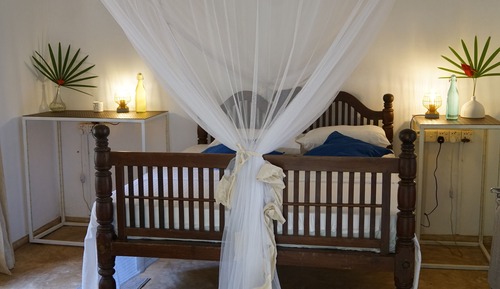 Bungalow tradicional, 1 cama de matrimonio, vistas al jardín