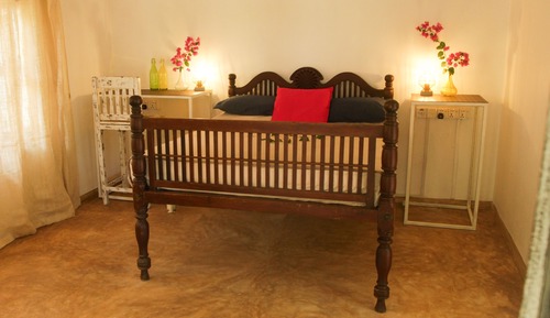 Bungalow de diseño, 1 cama de matrimonio, vistas al jardín