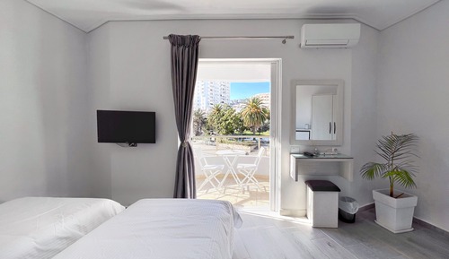 Habitación estándar doble, balcón, vistas al parque