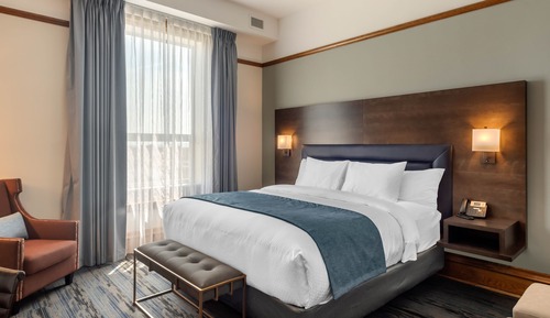 Habitación estándar, 1 cama de matrimonio grande con sofá cama