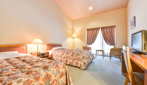 Habitación con 2 camas individuales (Western Style, For 2 to 3 People)