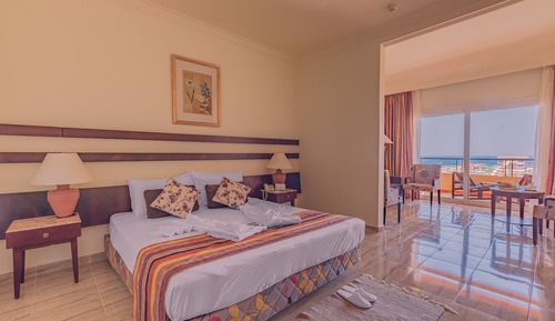 Habitación familiar, vistas al mar