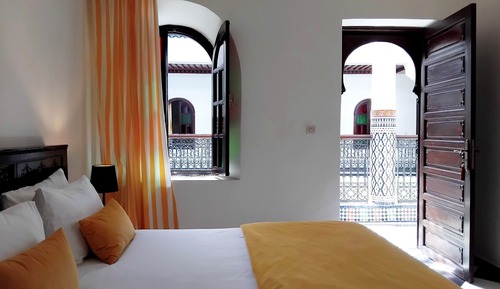 Habitación doble superior, patio
