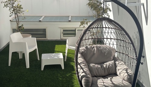 Suite junior, 1 cama de matrimonio, accesible para personas con discapacidad, terraza