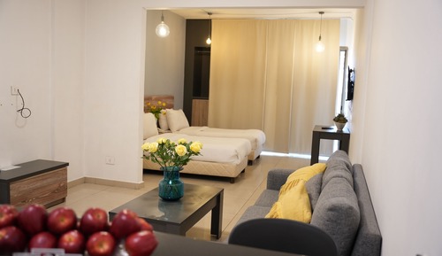 Estudio, 1 cama de matrimonio