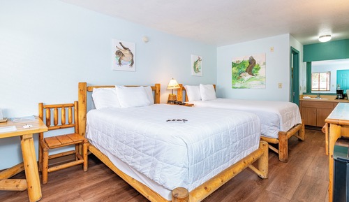Habitación estándar doble, 2 camas de matrimonio (Standard Lodge Room)