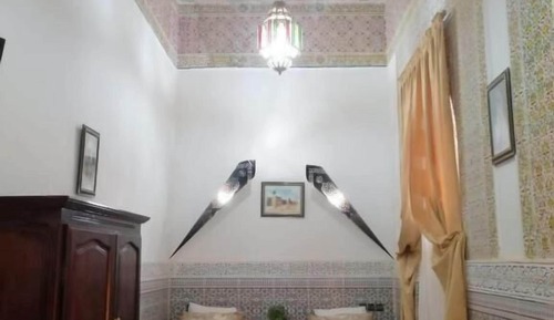 Habitación familiar, varias camas, vistas al patio