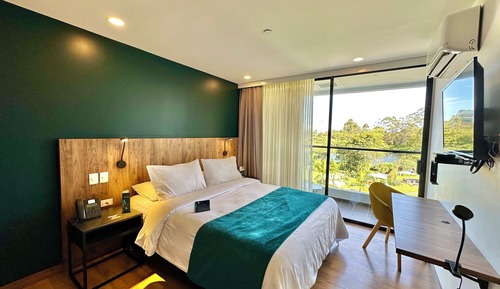 Habitación doble superior, 1 cama de matrimonio, vistas al lago