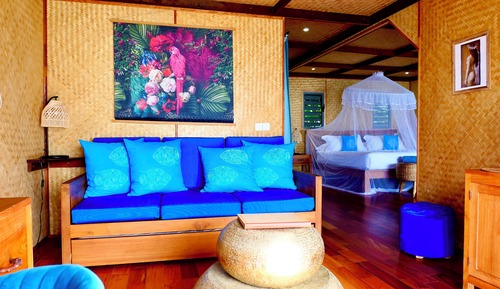 Bungalow romántico (Sunset - Bora-Bora View)