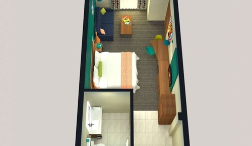 Suite junior, 1 cama de matrimonio grande con sofá cama (4 Waterpark Passes)