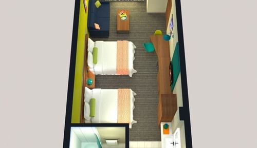 Suite Deluxe, varias camas
