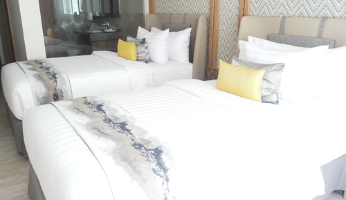 Habitación Premier con 2 camas individuales, vistas al mar