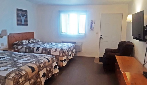 Habitación, 2 camas de matrimonio, no fumadores, frigorífico