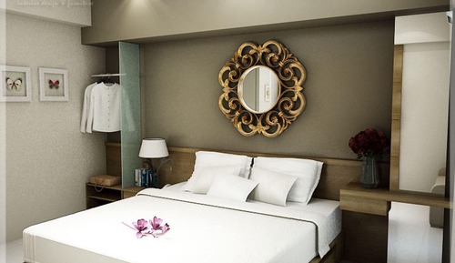 Suite Confort, 1 cama de matrimonio grande con sofá cama, cocina, vistas a la ciudad