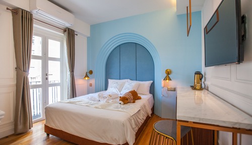 Habitación Deluxe, 1 cama de matrimonio, balcón