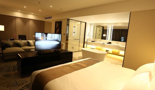 Habitación superior, 1 cama de matrimonio grande