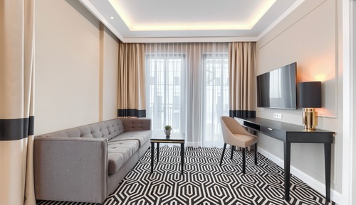 Apartamento Deluxe, bañera de hidromasaje, vistas parciales al mar
