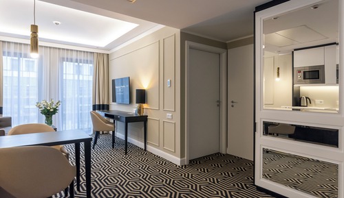 Apartamento Deluxe, vistas parciales al mar
