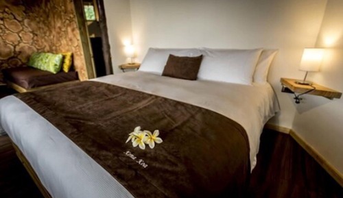 Bungalow, 1 cama de matrimonio grande, baño privado (Hoe Vaka)