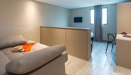 Apartamento familiar, 1 cama doble con sofá cama