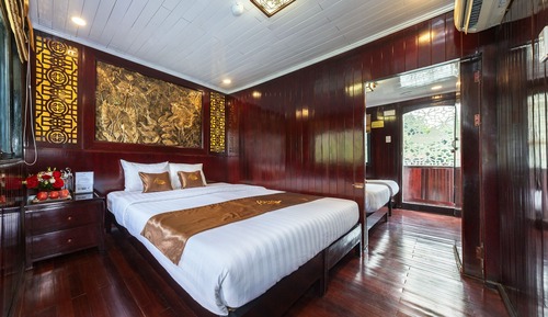 Habitación familiar, vistas al mar