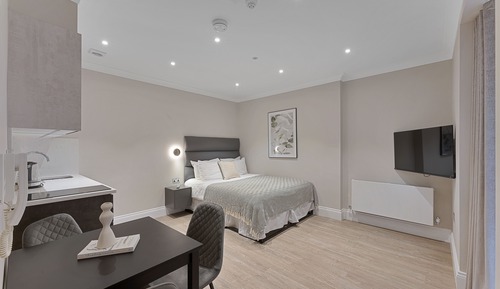 Estudio familiar, 1 cama de matrimonio grande (Lower Ground Floor)