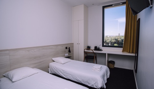 Habitación con 1 cama doble o 2 individuales