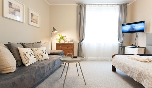 Apartamento de diseño, 1 cama doble con sofá cama, accesible para personas con discapacidad