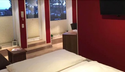 Habitación doble, terraza, vistas al puerto (Nr. 6)
