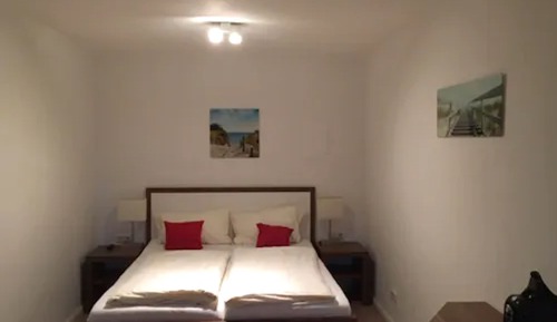 Habitación doble, balcón, vistas al puerto (Nr. 8)