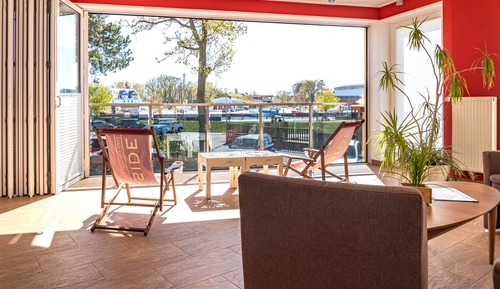 Habitación doble, vistas al puerto (Nr. 10 (French balcony))